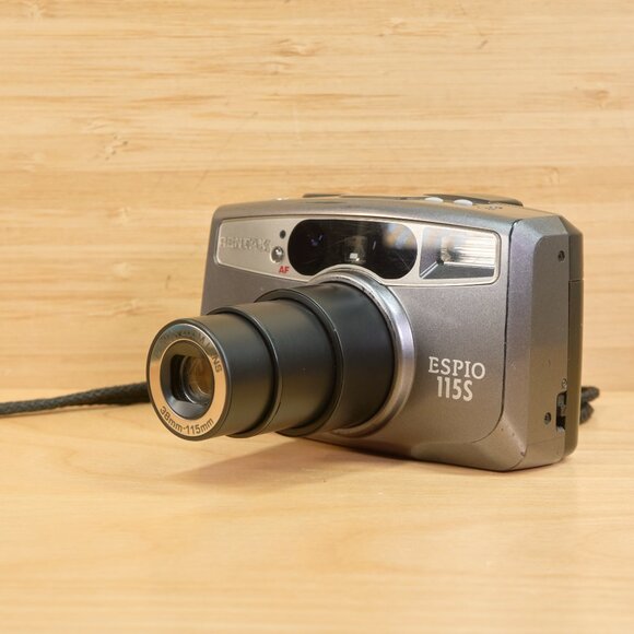 Pentax Espio 115S 35mm Point and Shoot Film Camera / Tested & Working - Picture 3 of 7